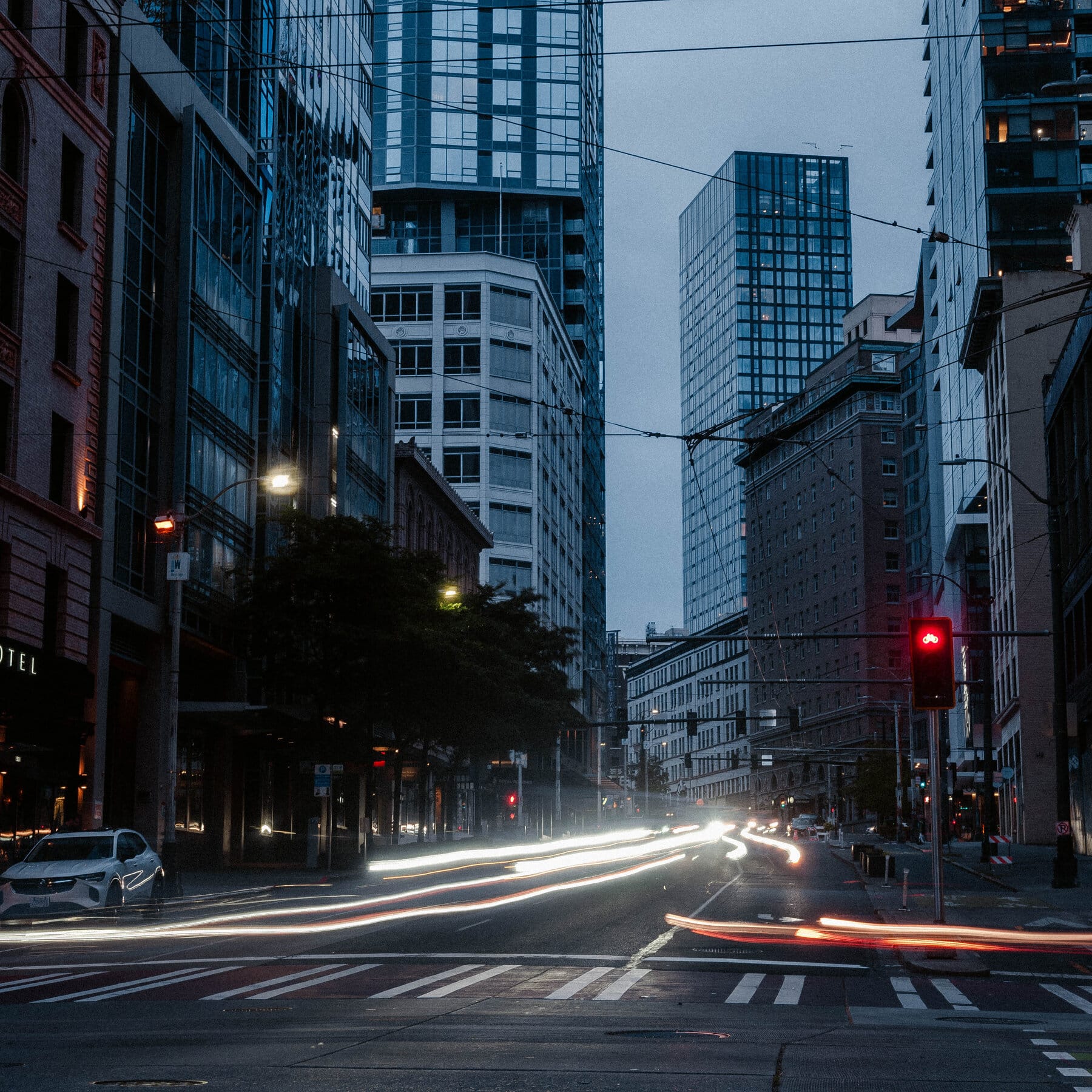 Sleepless in Seattle as a Hellcat Roars Through the Streets